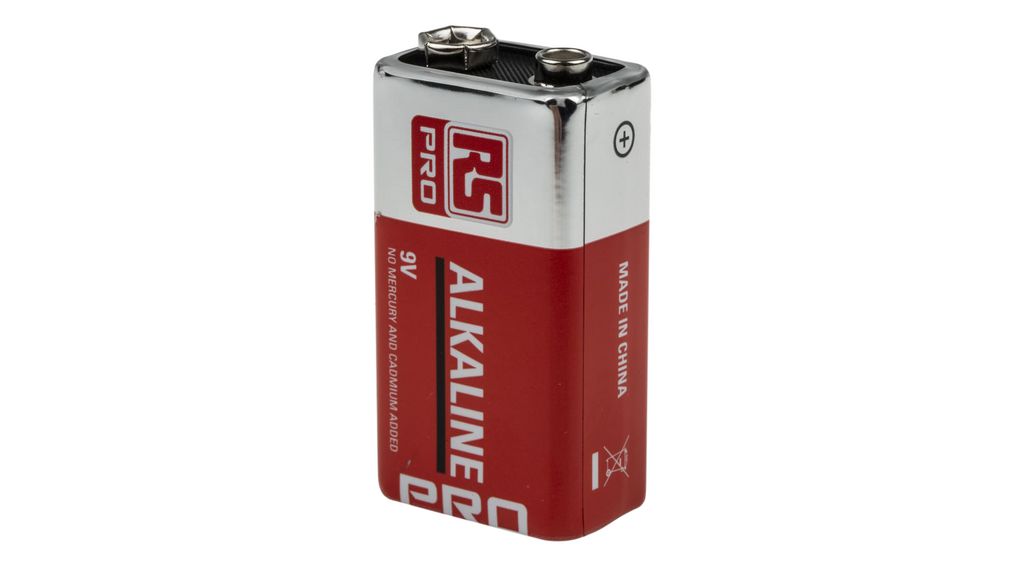 Primärbatteri, Alkalisk, PP3, 9V, Paket med 15 delar